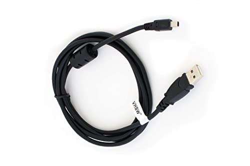 vhbw USB Kabel Datenkabel (Standard-USB Typ A auf Kamera) 180cm kompatibel mit Sony DSC-F505V, DSC-S30, DSC-S50 Kamera, Camcorder von vhbw