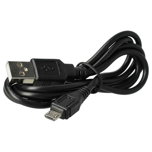 vhbw USB Kabel auf Micro-USB 1m schwarz kompatibel mit Sony Cyber-shot DSC-RX10 II, DSC-RX100, DSC-RX100M2 (RX100 II), DSC-RX100M3 (RX100 III) von vhbw