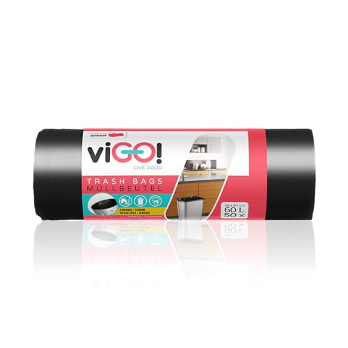 viGO! HDPE-Müllsäcke 60L 50St. von viGO