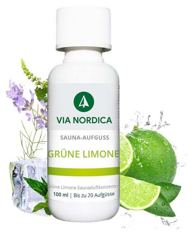 via nordica Aufgusskonzentrat via nordica - Saunaaufguss - Grüne Limone 100ml von via nordica