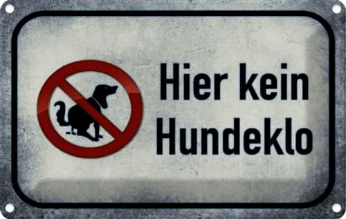vianmo Blechschild 12x18 cm Hund hier kein Hundeklo Deko Geschenk Metall Schild vianmo Blechschild 12x18 cm Hund hier kein Hundeklo Deko Geschenk Metall Schild von vianmo