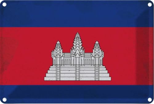 vianmo Blechschild 12x18 cm Kambodscha Flag Cambodia Vintage Deko Geschenk Metall Schild vianmo Blechschild 12x18 cm Kambodscha Flag Cambodia Vintage Deko Geschenk Metall Schild von vianmo