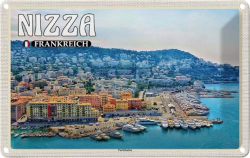 vianmo Blechschild 20x30 cm Nizza Frankreich Yachthafen Deko Geschenk Metall Schild vianmo Blechschild 20x30 cm Nizza Frankreich Yachthafen Deko Geschenk Metall Schild von vianmo