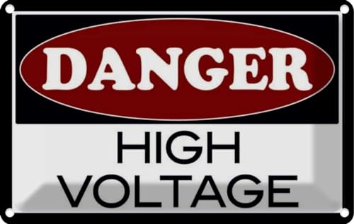 vianmo Blechschild 20x30 cm Danger high voltage Deko Geschenk Metall Schild vianmo Blechschild 20x30 cm Danger high voltage Deko Geschenk Metall Schild von vianmo