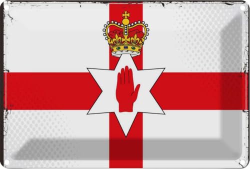 vianmo Blechschild 20x30 cm Nordirland RetroFlag Deko Geschenk Metall Schild vianmo Blechschild 20x30 cm Nordirland RetroFlag Deko Geschenk Metall Schild von vianmo