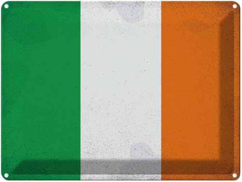 vianmo Blechschild 30x40 cm Irland Flag of Ireland Deko Geschenk Metall Schild von vianmo