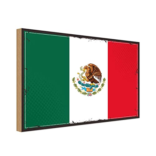 vianmo Holzschild 30x40 cm Mexikos Retro Flag of Mexico Deko Geschenk Holz Schild vianmo Holzschild 30x40 cm Mexikos Retro Flag of Mexico Deko Geschenk Holz Schild von vianmo