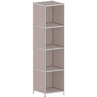 viasit Aktenregal System4 taupe 40,4 x 40,4 x 155,7 cm viasit Aktenregal System4 taupe 40,4 x 40,4 x 155,7 cm von viasit