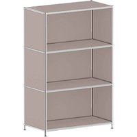 viasit Aktenregal System4 taupe 77,9 x 40,4 x 118,2 cm von viasit