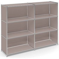 viasit Aktenregal System4 taupe 152,9 x 40,4 x 118,2 cm von viasit