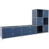 viasit Sideboard System4, 83906 violettblau 227,9 x 40,4 x 118,2 cm von viasit