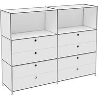 viasit Sideboard System4, 43640 weiß 152,9 x 40,4 x 118,2 cm von viasit