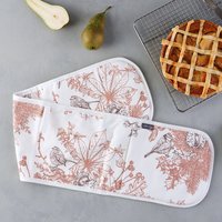 Herbst-Garten-Ofen-Handschuh, Handgefertigt in Großbritannien, Kochhandschuhe, Isolierte Baumwolle, Küchenhandschuhe, Ofenhandschuh, Topflappen von victoriaeggs