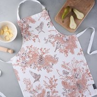 Herbstliche Gartenschürze, Baumwollschürze, Siebdruck Schürze, Küchengeschenk, Geschenk Zur Wohnungserwärmung, Made in Uk von victoriaeggs