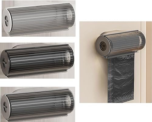 vicusse Müllbeutel Organizer Für Die Küche Müllbeutel Spender Halterbox Kunststoff Müllbeutel Spender Wandmontage Küchen Organizer Und Aufbewahrung Von Plastiktüten grau von vicusse