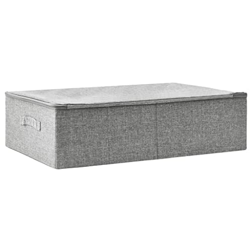 Aufbewahrungsbox Stoff 70x40x18 cm Grau von vidaXL