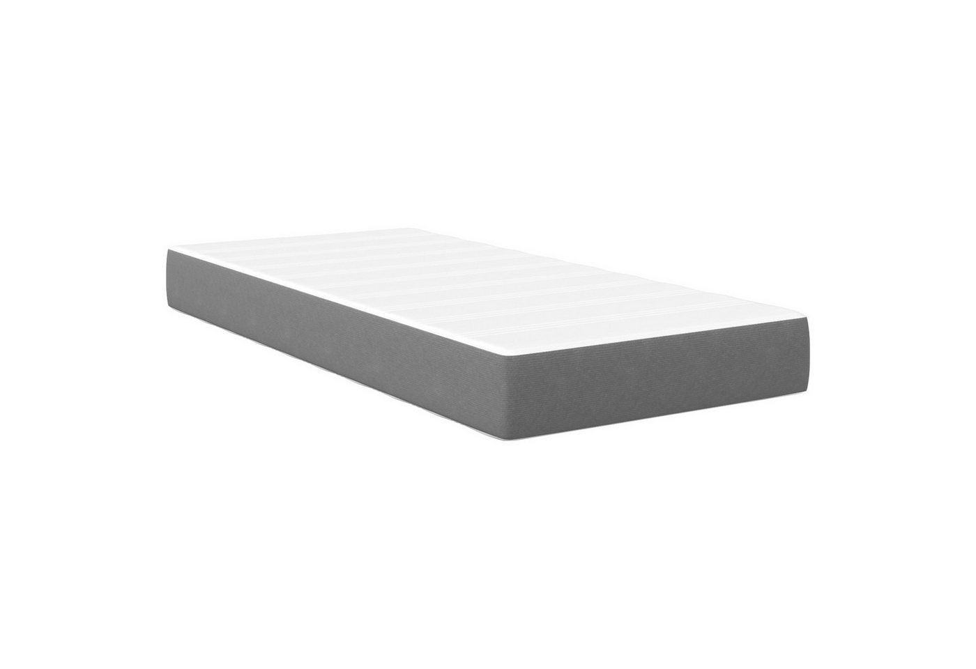 Boxspringmatratze Taschenfederkernmatratze Hellgrau Mittelhart 80x200x20 cm Stoff, vidaXL Boxspringmatratze Taschenfederkernmatratze Hellgrau Mittelhart 80x200x20 cm Stoff, vidaXL von vidaXL