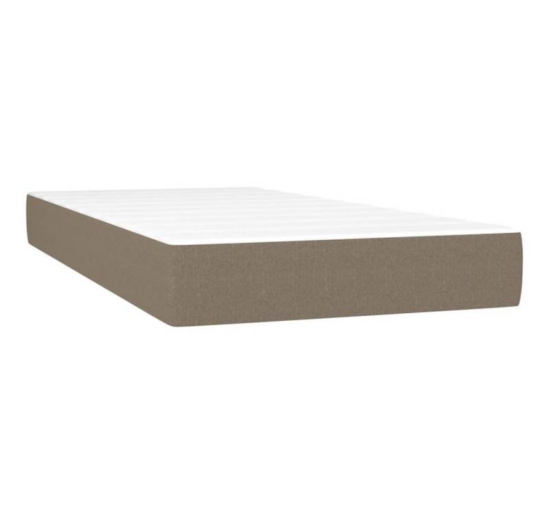 Boxspringmatratze Taschenfederkernmatratze Taupe 80x200x20 cm Stoff, vidaXL, 20 cm hoch von vidaXL