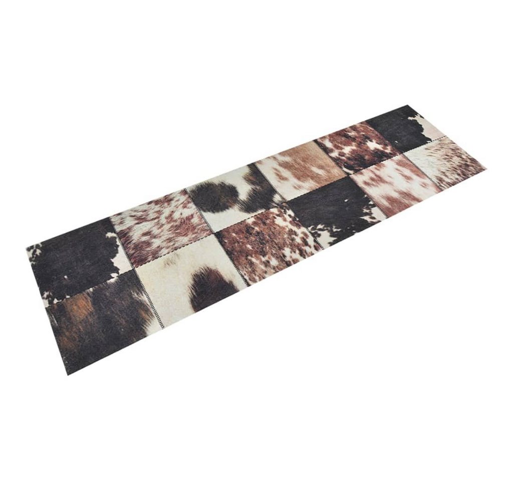 Fußmatte Küchenteppich Waschbar Tierfell 45x150 cm Samt, vidaXL, Rechteckig, Höhe: 0.5 mm von vidaXL