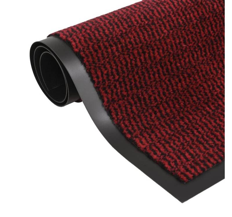 vidaXL Fußmatte Schmutzfangmatten 2 Stk. Rechteckig Getuftet 40x60 cm Rot, Rechteckig, Höhe: 0.55 mm von vidaXL