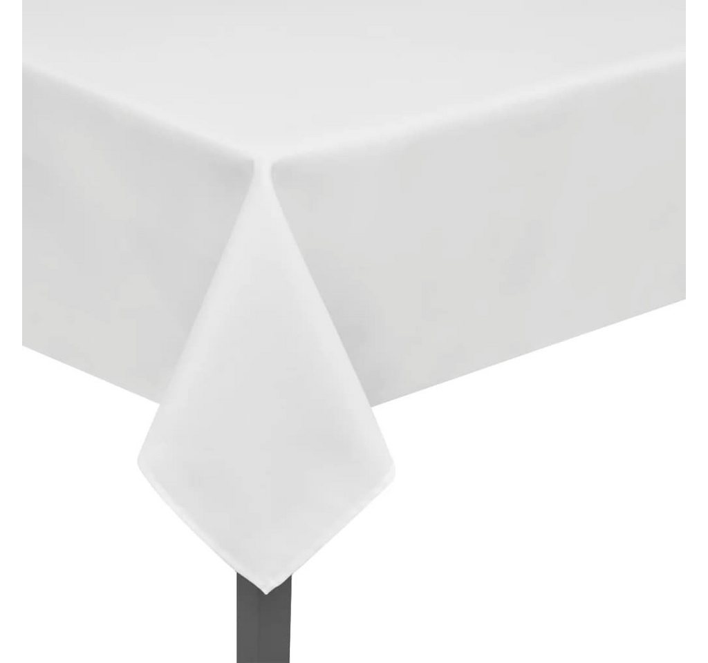 Hussen-Set 5 Tischdecken Weiß 100 x 100 cm, vidaXL von vidaXL
