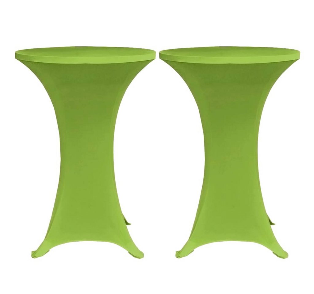 vidaXL Hussen-Set Stretch Tischhusse 2 Stk 70 cm Grün vidaXL Hussen-Set Stretch Tischhusse 2 Stk 70 cm Grün von vidaXL