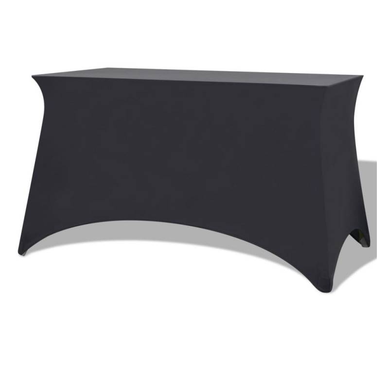 vidaXL Hussen-Set Stretch-Tischhusse 2 Stk. 120 x 60,5 x 74 cm Anthrazit von vidaXL