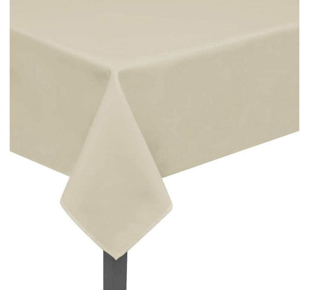 Hussen-Set Tischdecken 5 Stk Creme 170x130 cm, vidaXL von vidaXL