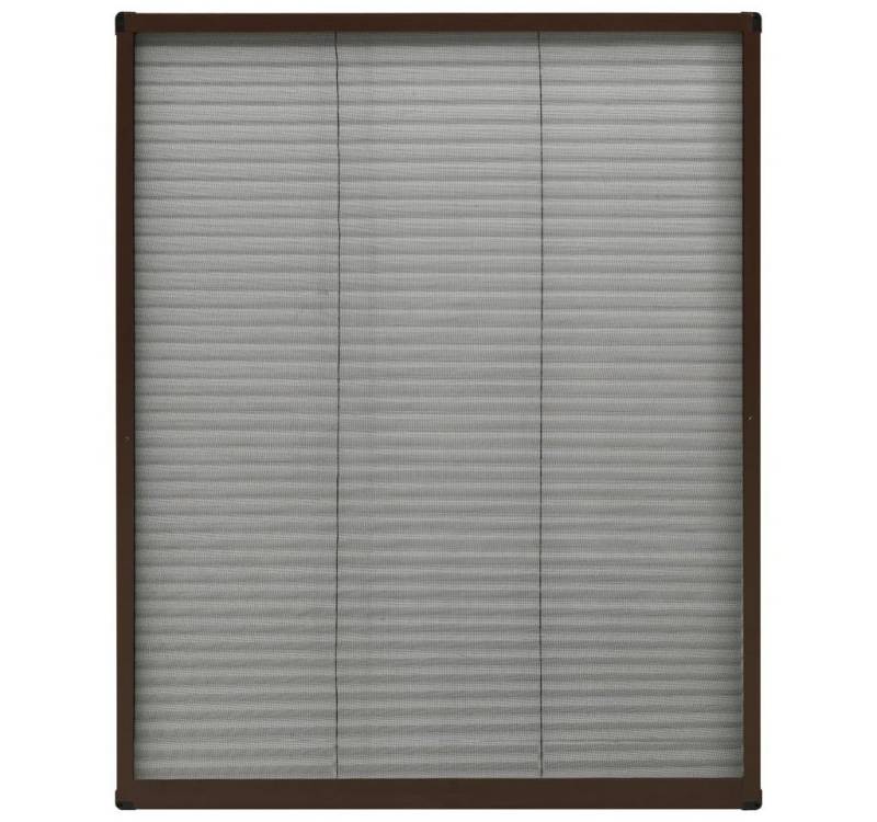 vidaXL Insektenschutzplissee, Insektenschutzgitter für Fenster Aluminium Braun 80x100 cm vidaXL Insektenschutzplissee, Insektenschutzgitter für Fenster Aluminium Braun 80x100 cm von vidaXL