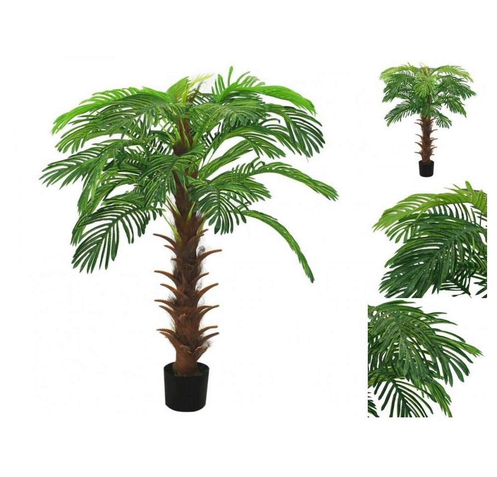 Künstliche Zimmerpflanze Künstliche Palme Cycas mit Topf 140 cm Grün Pflanze realistisch echt, vidaXL, Höhe 0 cm von vidaXL