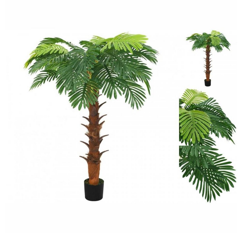 Künstliche Zimmerpflanze Künstliche Palme Cycas mit Topf 160 cm Grün Pflanze realistisch echt, vidaXL, Höhe 0 cm von vidaXL