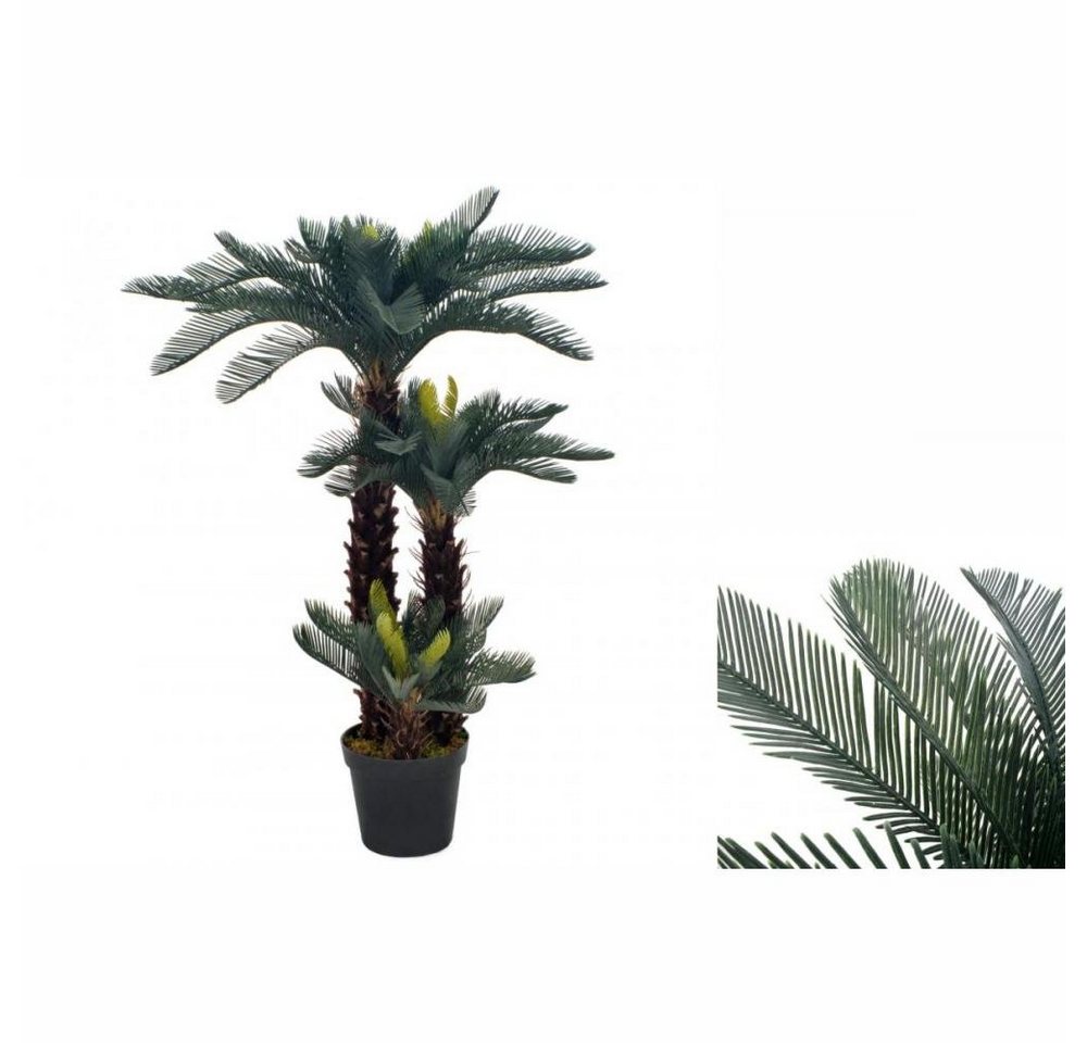 Künstliche Zimmerpflanze Künstliche Pflanze Cycas-Palme mit Topf Grün 125 cm Pflanze realistisc, vidaXL, Höhe 0 cm von vidaXL