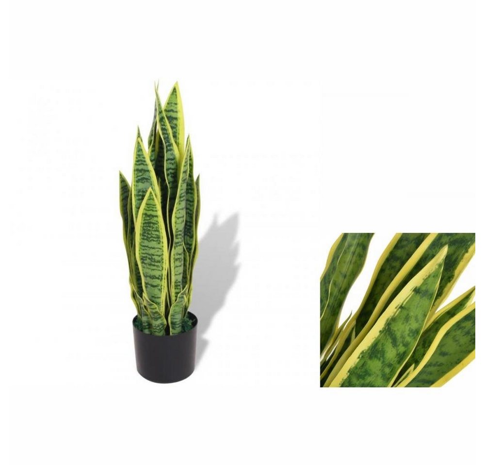 Künstliche Zimmerpflanze Künstliche Sansevieria Bogenhanf mit Topf 65 cm Grün Pflanze realistis, vidaXL, Höhe 0 cm von vidaXL