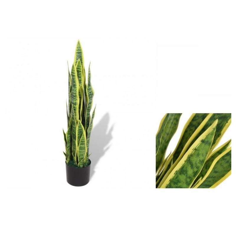 Künstliche Zimmerpflanze Künstliche Sansevieria Bogenhanf mit Topf 90 cm Grün Pflanze realistis, vidaXL, Höhe 0 cm von vidaXL