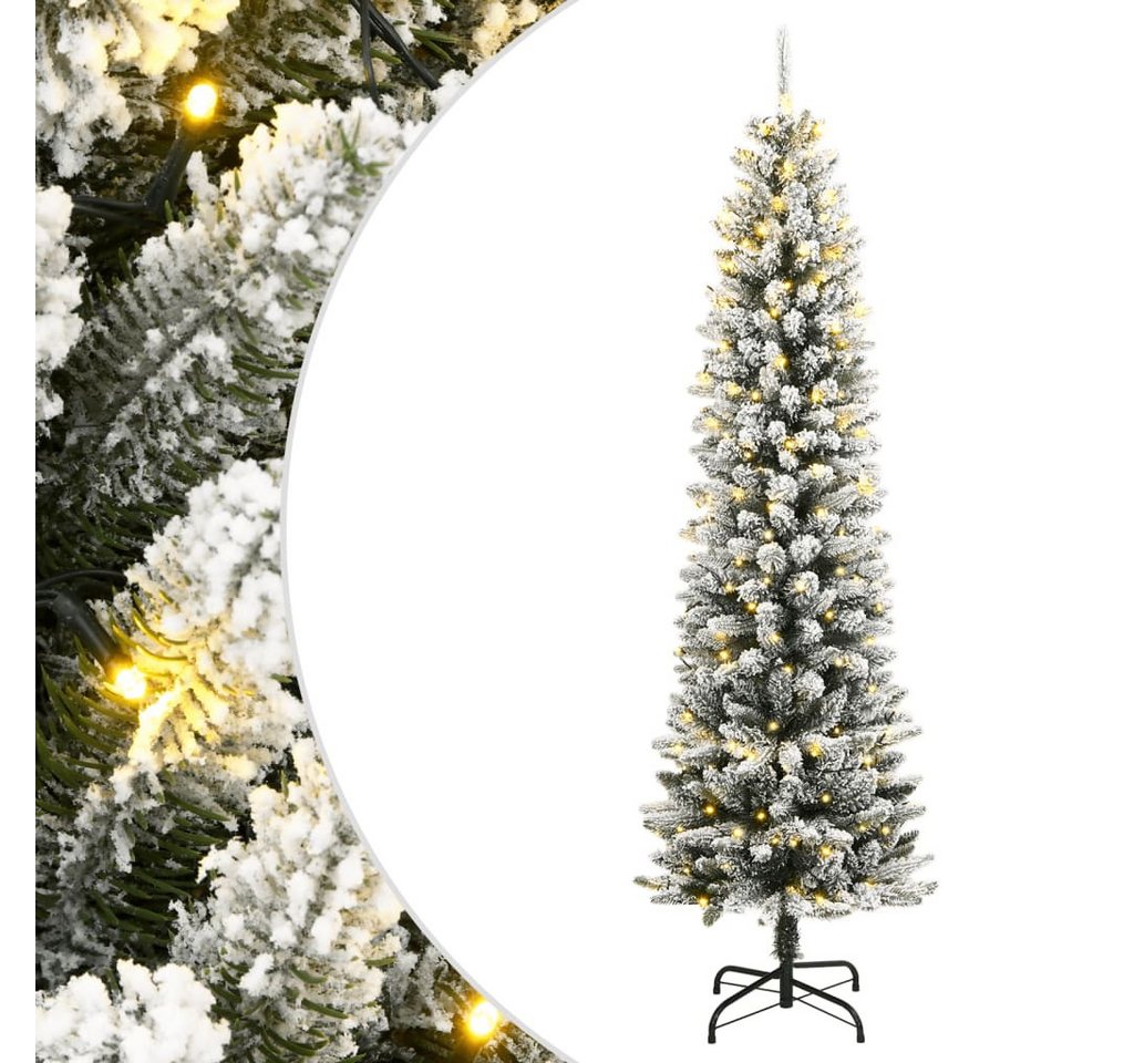 Kunstpflanze, vidaXL, Künstlicher Weihnachtsbaum mit Schnee 300 LEDs 240 cm von vidaXL