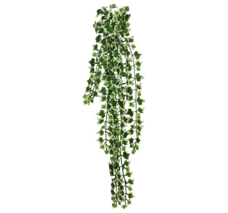 Kunstrasen Hängepflanzen Künstlich 12 Stk. 339 Blätter 90 cm Grün und Weiß, vidaXL, Höhe: 90 mm von vidaXL