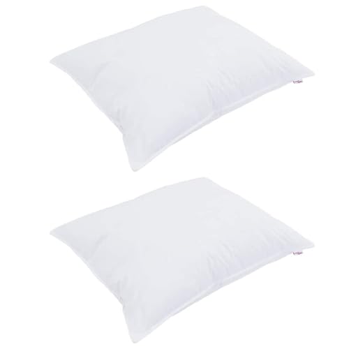 Mikrofaser Bettdecken- und Kissen-Set 260 x 220 cm in Weiß. Extra weich, atmungsaktiv und mit modernem Design. Ideal für drinnen und in einfarbigem Look. Perfekt für den Sommer. Maschinenwaschbar. Be von vidaXL