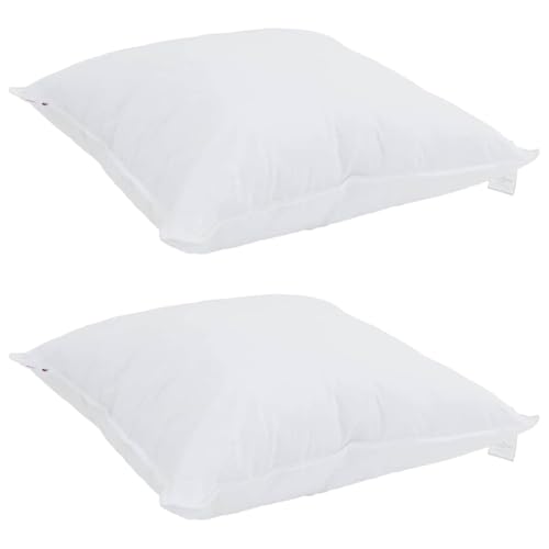 Modernes Mikrofaser-Bettset 200 x 220 cm in Weiß, perfekt für den Sommer. Es enthält 1 und 2 Kissen. Extra weich und atmungsaktiv für das Schlafzimmer. Pflegeleicht und maschinenwaschbar bei 30 Grad. von vidaXL