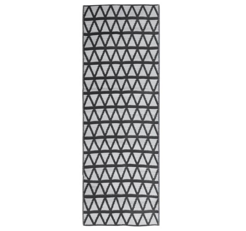 vidaXL Outdoorteppich, BalkonteppichSchwarz 80x250 cm PP von vidaXL