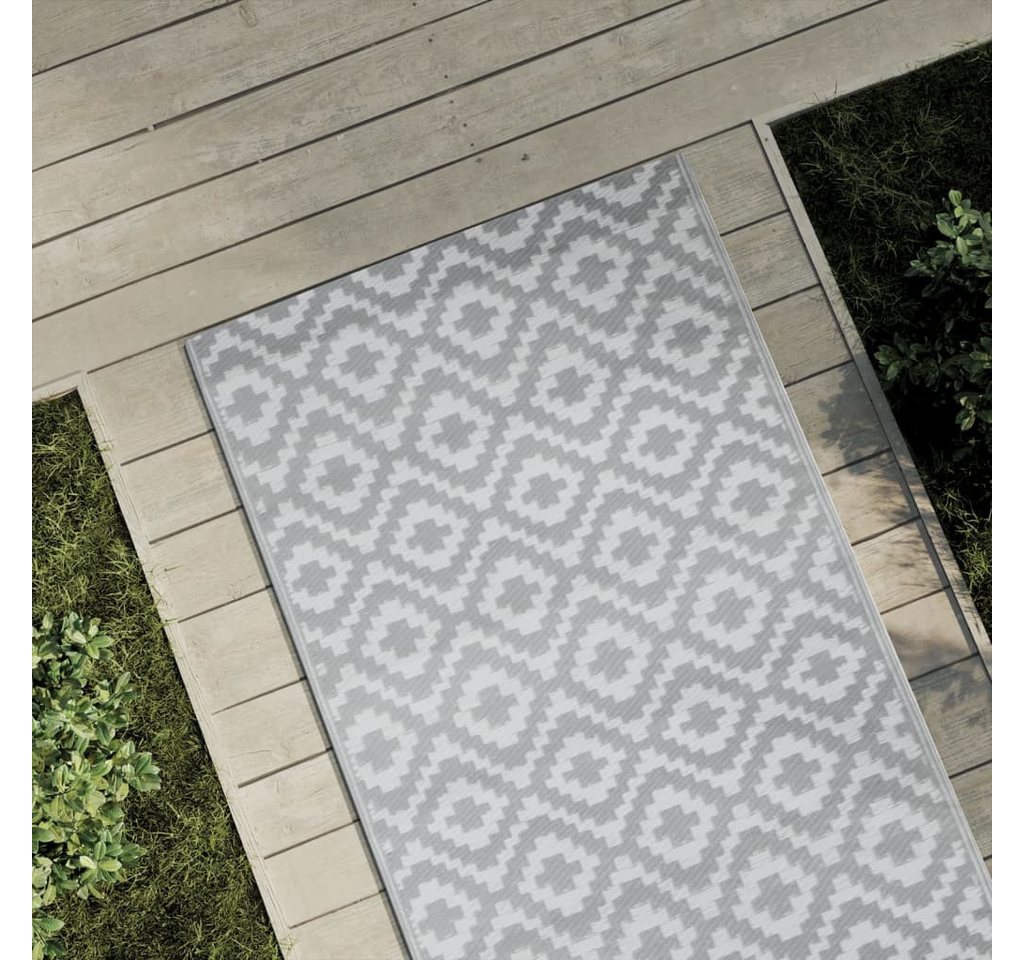Outdoorteppich Outdoor-Teppich Grau 80x150 cm PP, vidaXL von vidaXL