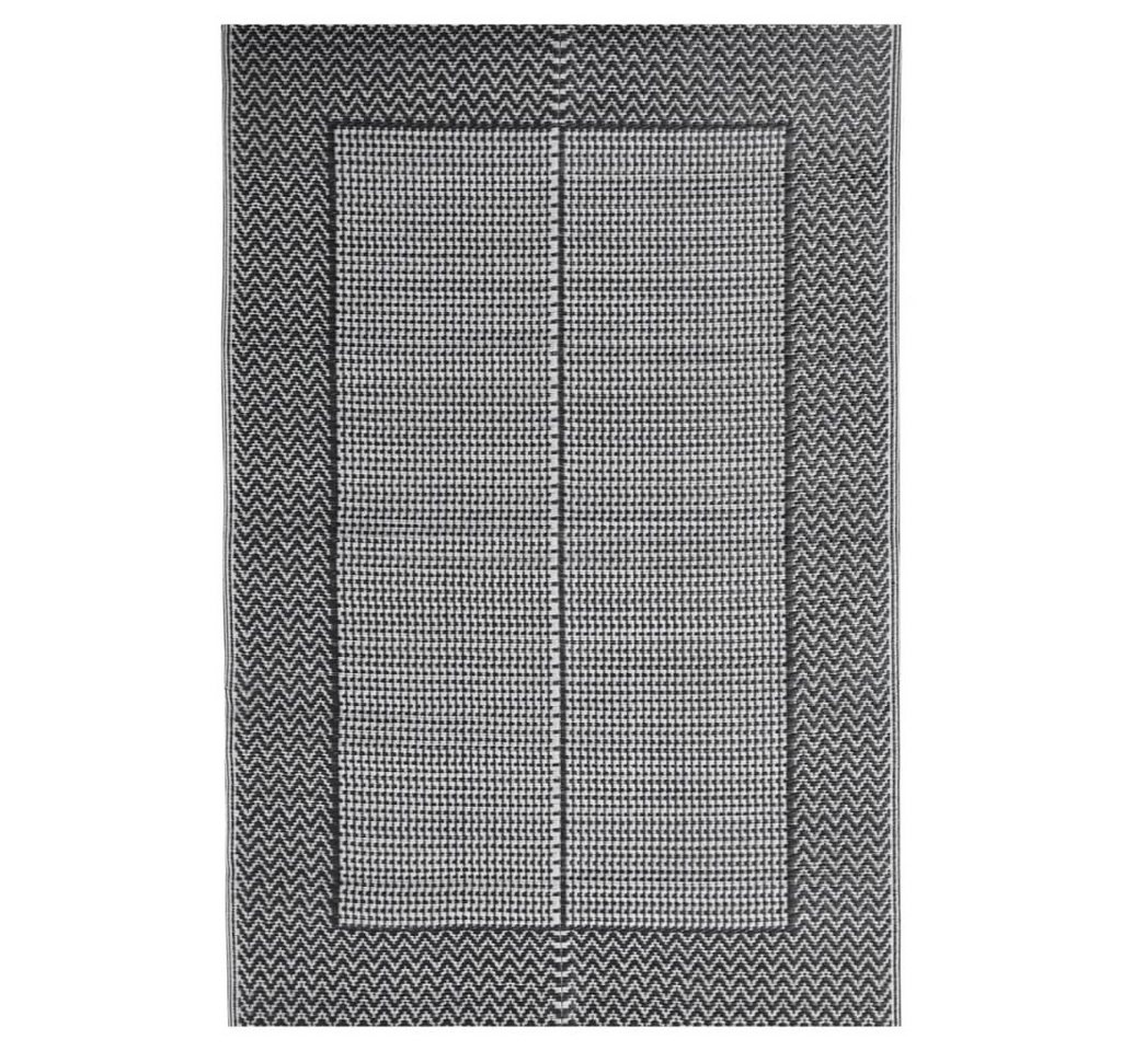 Outdoorteppich Outdoor-Teppich Schwarz 80x150 cm PP, vidaXL von vidaXL