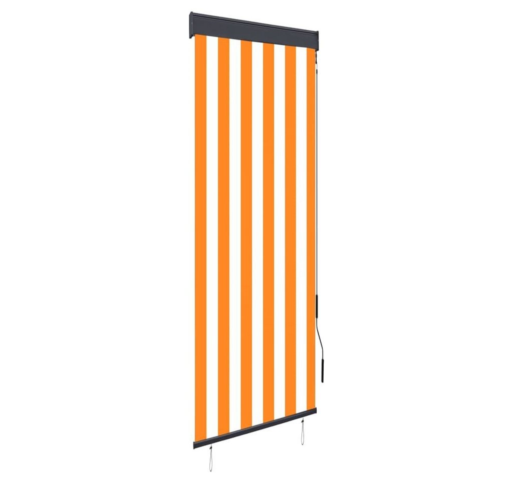 Rollo Außenrollo 60 x 250 cm Weiß und Orange, vidaXL Rollo Außenrollo 60 x 250 cm Weiß und Orange, vidaXL von vidaXL