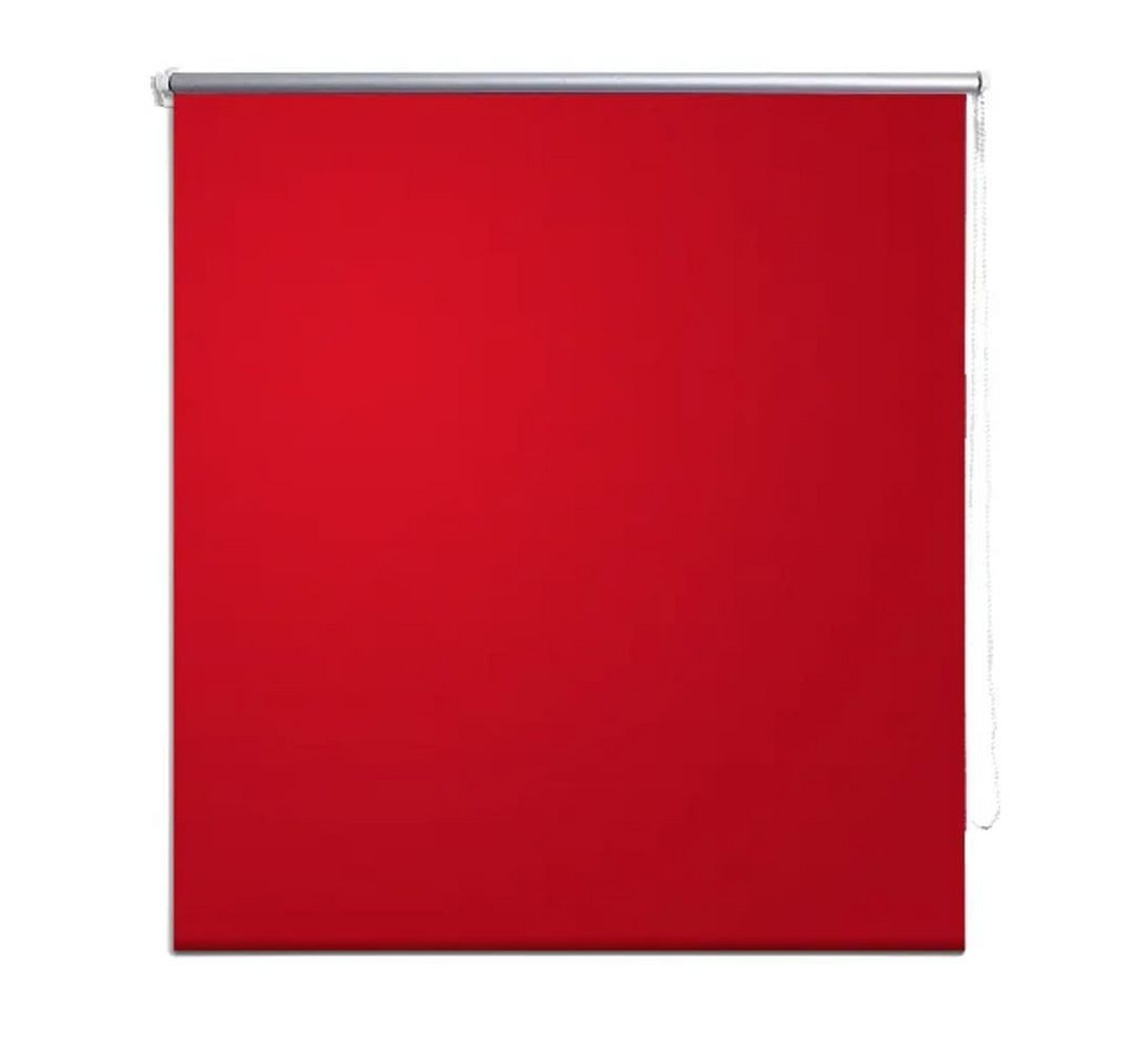 Rollo Verdunkelungsrollo 80 x 230 cm rot, vidaXL von vidaXL