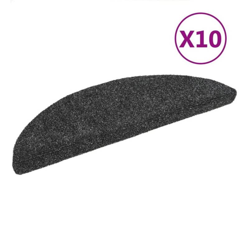 vidaXL Stufenmatte Selbstklebende Treppenmatten 10 Stk Dunkelgrau 56x17x3 cm vidaXL Stufenmatte Selbstklebende Treppenmatten 10 Stk Dunkelgrau 56x17x3 cm von vidaXL
