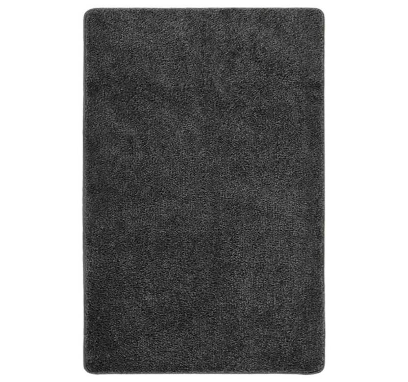 vidaXL Teppich Shaggy-Teppich Dunkelgrau 200x290 cm Rutschfest, Rechteckig, Höhe: 2 mm von vidaXL