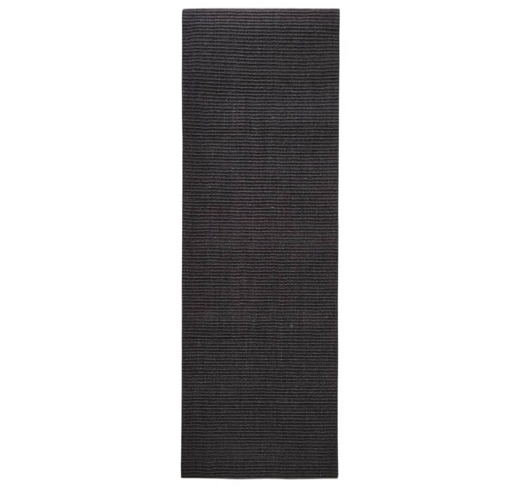 Teppich Teppich Natur Sisal 66x150 cm Schwarz, vidaXL, Rechteckig von vidaXL