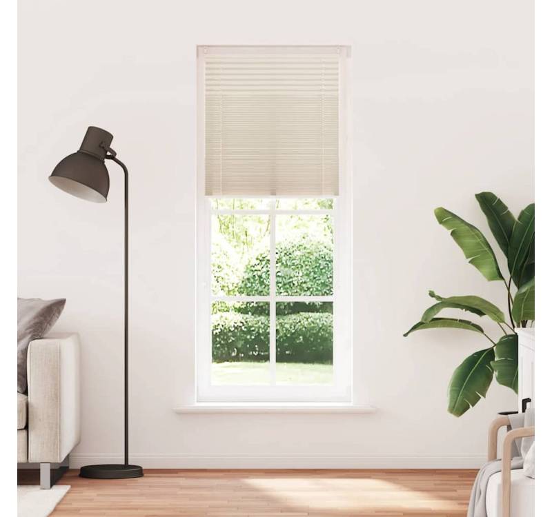 Verdunklungsrollo, vidaXL, Plissee Faltrollo Rollo Plisseerollo 70x200cm Creme von vidaXL