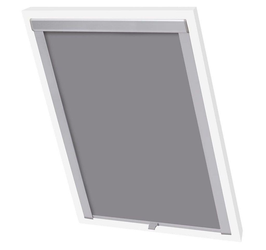 Verdunklungsrollo, vidaXL, Verdunkelungsplisee Grau M08/308 von vidaXL