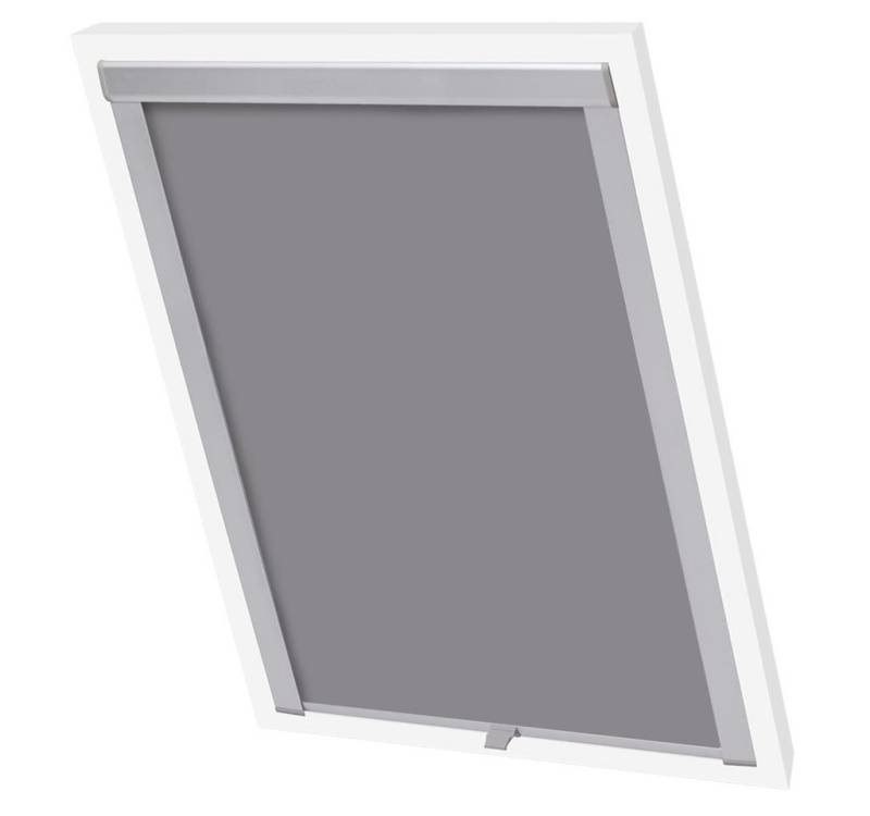 Verdunklungsrollo, vidaXL, Verdunkelungsplisee Grau M08/308 von vidaXL