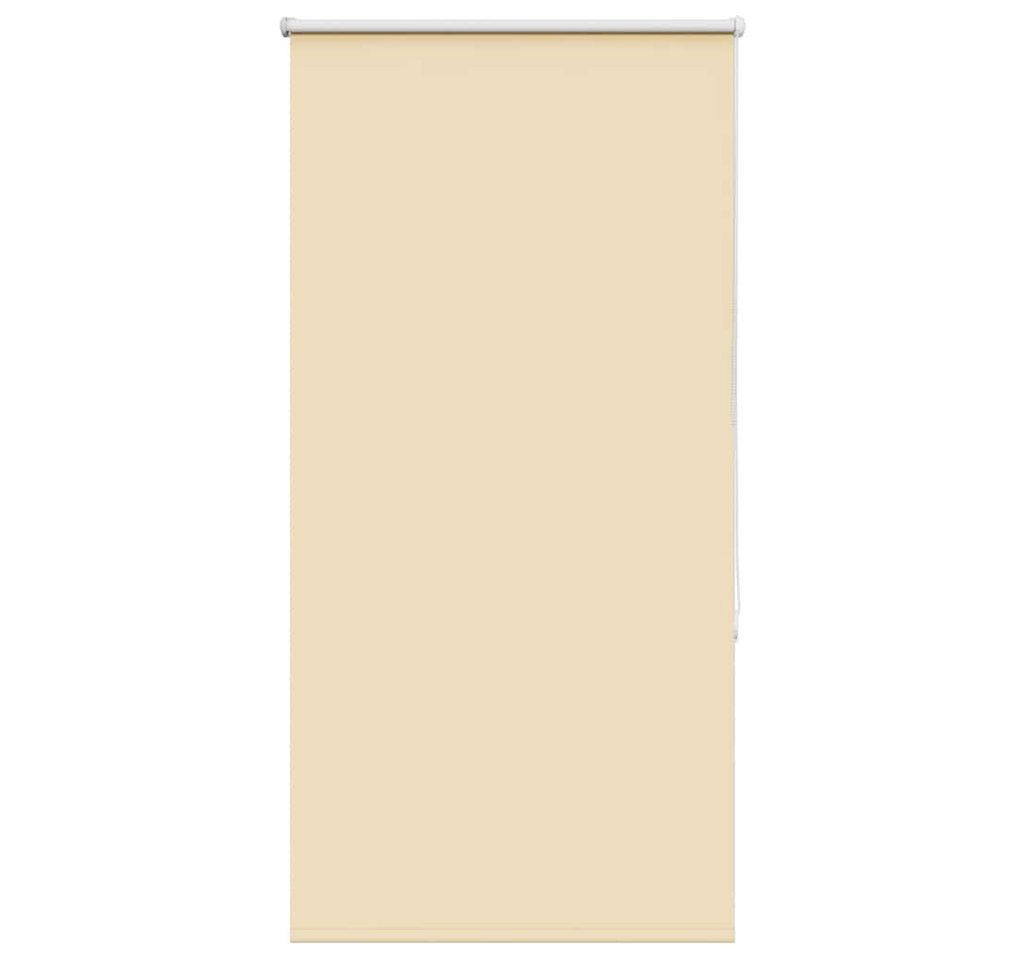 Verdunklungsrollo, vidaXL, Verdunkelungsrollo Beige 75x130cm Stoffbreite 70,7 cm Polyester von vidaXL